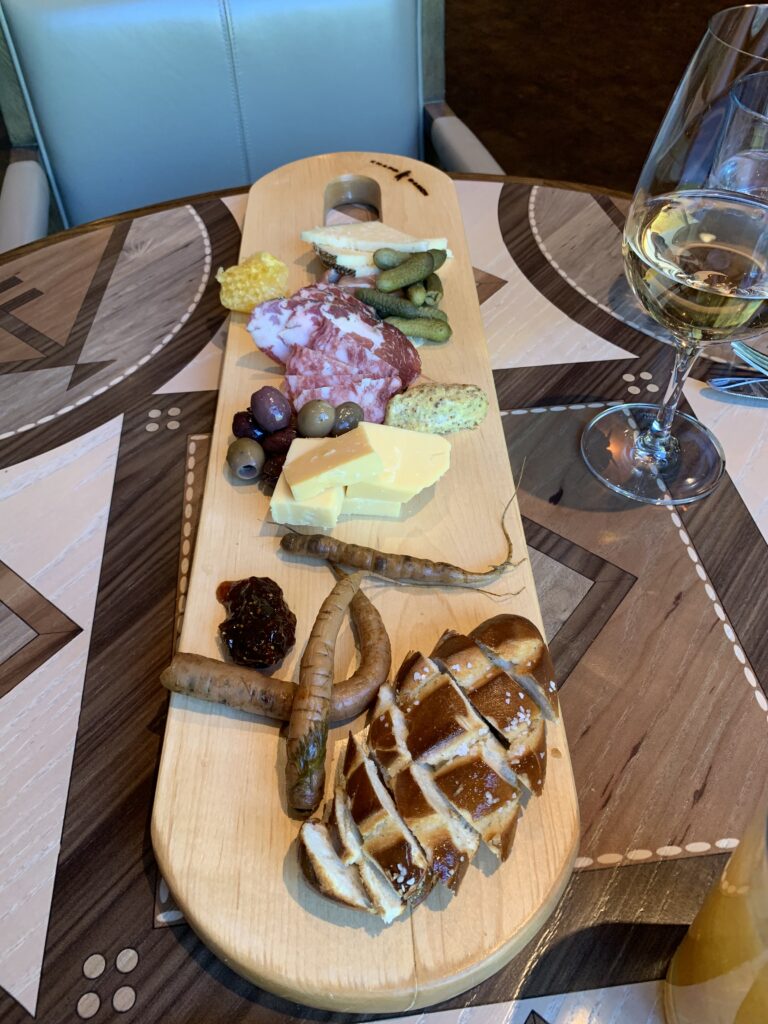 Charcuterie board at Gessner Bar