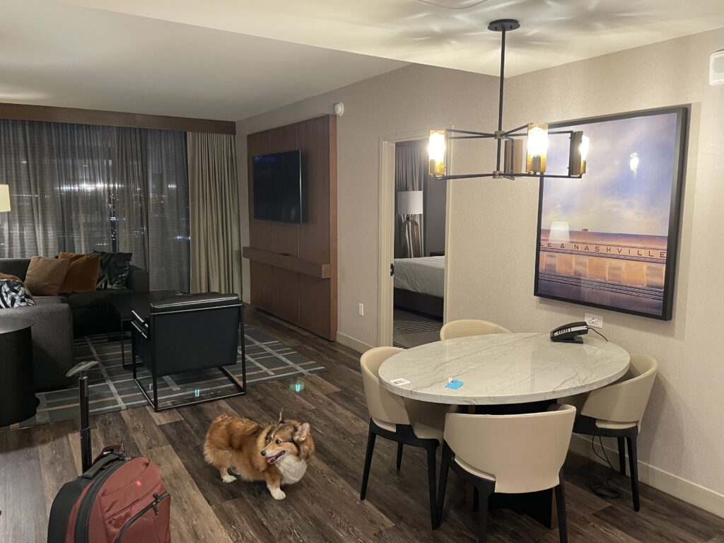 Grand Hyatt Nashville Executive Suite Living Room